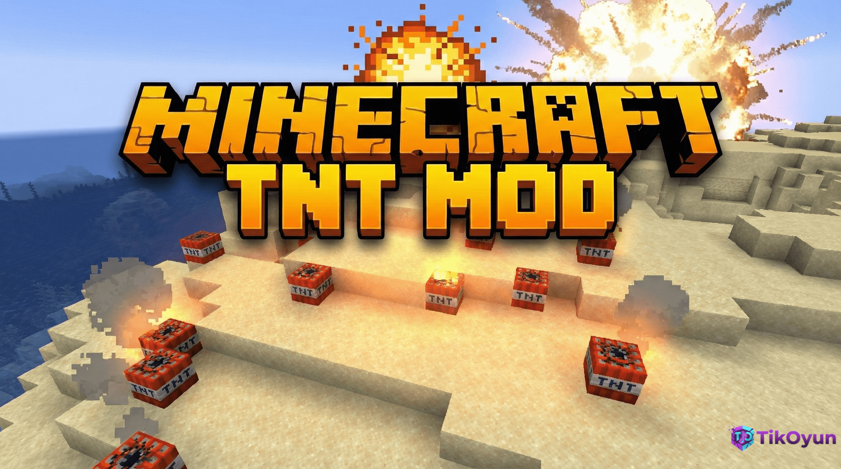 Minecraft TNT oyun kartı