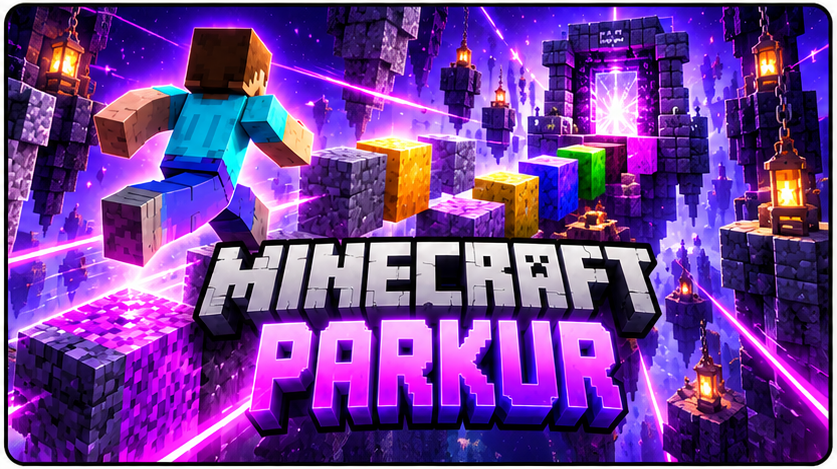 Minecraft Parkur oyun kartı